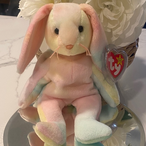 Ty Other - Ty “Hippie” 1998 Plush Bunny